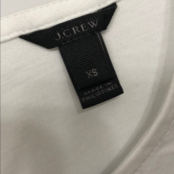 J. Crew Ruffle Front Tank xsmall NWOT - Picture 2 of 3